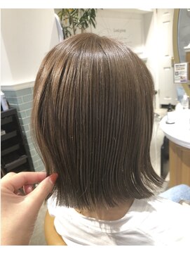 ロンド シャルム 吉祥寺(Lond charme) 【Lond charme 濱田麻佑】ハニーベージュ切りっぱなしボブ