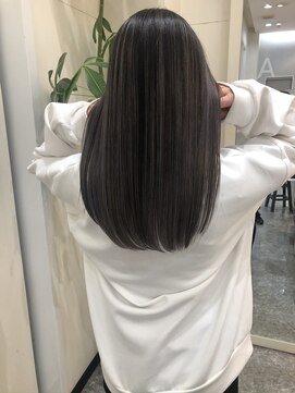 美容室 サワコ 国府店(SAWAKO) エアタッチバレイヤージュ【ホワイトグレー】