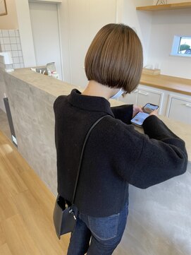 ミラ(mira) 【mira】ボブ × ハイライト