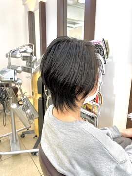 ヘアアーク(HAIR arc) ウルフレイヤー#ダークトーン#ショートレイヤー#奏の杜