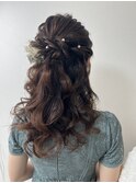 ハーフアップ(神戸三ノ宮ヘアセット専門店Achieve)