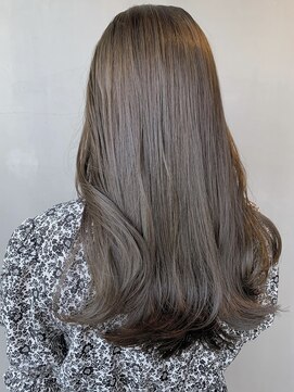 リンネテラス(Lin'ne terrace) ブリーチなしオリーブベージュ＊/暗髪/こなれヘア/20代30代40代