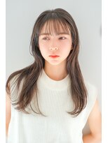 ヘアサロン ガリカ 表参道(hair salon Gallica) 大人くびれヘア＋シースルーバング＋ラベンダーベージュ