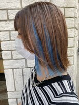 ハイプ(HYPE)&nbsp;【藤沢横浜】インナーカラー/インナーブルー/マリンブルー