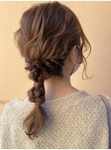 【Lib】結婚式・お呼ばれ/編み下ろしヘア