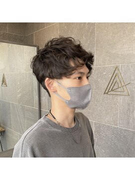 メゾン アヴァロ(Maison Avallo) お客様スナップ　メンズパーマ/メンズマッシュ