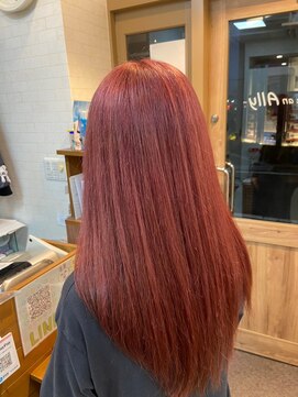 ビューティー リゾート アンアリー(BEAUTY RESORT AN ALLY) 【AN ALLY/竹ノ塚★西新井】ピンクレッド/透明感ストレート