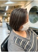 白髪ぼかしハイライト＊エレガントショート＊30代40代50代