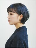 切りっぱなしボブ美髪ピンクブラウンエアリーロング[銀座]