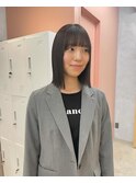 【能田　花音】髪質改善縮毛矯正ボブ