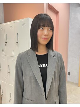 アマーク(a mark) 【能田　花音】髪質改善縮毛矯正ボブ