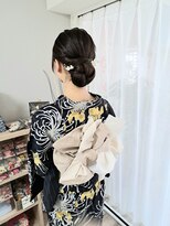 きものサロン すずめ屋&nbsp;定番！シンプルシニヨン