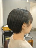 耳かけ ショートボブ