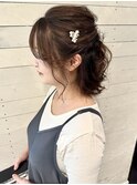 ハーフアップ/ヘアアレンジ/ヘアセット/ボブセット