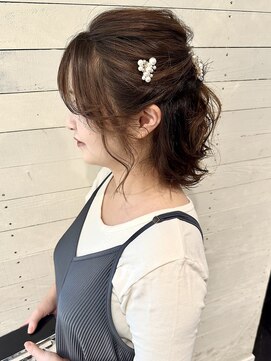 ルノン フィージュ(LUNON fieju) ハーフアップ/ヘアアレンジ/ヘアセット/ボブセット