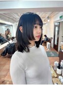 姫カット＊ミディアムレイヤーステップカット