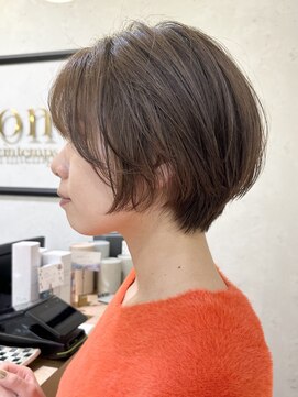 ロンドプランタン 恵比寿(Lond Printemps) イメチェンショート美髪ワイドバングミディアム縮毛矯正