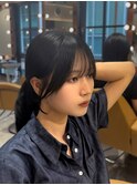 くびれヘア/髪質改善/縮毛矯正/レイヤーカット/韓国/顔周り/銀座