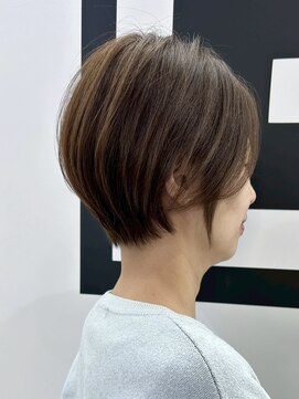 ブレス ヘアデザイン(BLESS hair design) 東静岡ショートボブくびれショートイルミナカラー顔周りレイヤー