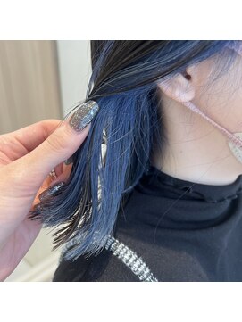 アッシュ 北千住店(Ash) 【ブリーチ2回】サファイアブルーカラー