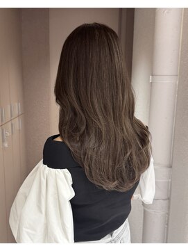 メゾンマイル 恵比寿(maison mile) ハイライトカラー/ブラウン/レイヤーカット/白髪ぼかし/恵比寿駅