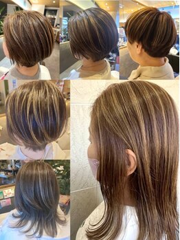 ジャム オードリー(Jam Audrey)の写真/【大人女性オシャレNo1.白髪ぼかし(メンズもお任せ)】定番の白髪染めは[イルミナカラー]＆[マニキュア]も◎