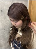 レイヤーカット/ミディアムレイヤー/髪質改善/顔まわりカット