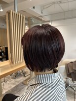 ソイクフ 四条大宮店(SOY-KUFU)&nbsp;20代30代40代◎似合わせカット小顔見せレッドココアベージュ