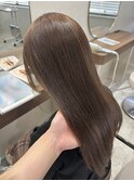 博多美容室/オリーブベージュ/透明感カラー/レイヤー
