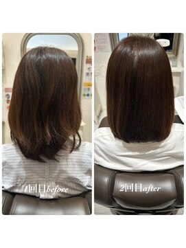 コルテ 倉敷西阿知店(CoRte.) 【before/after】愛されセミディ/くせうねり対策/透明感/ツヤ髪