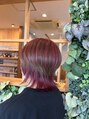 アグ ヘアー ジゼル 花巻店(Agu hair gisele)&nbsp;おまかせカラー。お時間かかります。