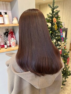 ラソヘアー(Laso hair) 大人女子にもおすすめの艶ピンクブラウン