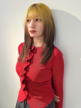 ウル(U’ru) yellow × brown × layer