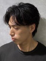 曲がる縮毛矯正専門店 バイ レイズ 名駅(曲がる縮毛矯正専門店 by RAYS)&nbsp;ニュアンスフェザーパーマ毛流れセンターパート h