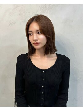 リコヘアー(LiCO HAIR) 那覇/イメチェン/ピンクベージュ/アンブレラカラー/前髪