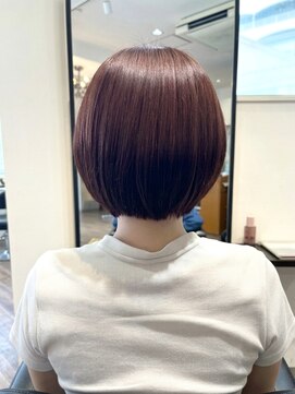 コラソン(corazon) ピンクブラウンボブカット