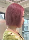 下北沢ピンクベージュカラーケアブリーチカラーダブルカラー韓国
