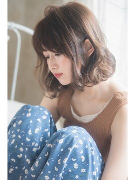 クラリス バイネオ 武蔵小杉(Claris by neo) カール過ぎないニュアンスウェーブボブ