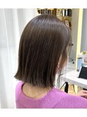 【lond printemps水野】切りっぱなしワンレンストレートボブ