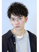 メンズ 佐藤健 爽やかショート 清潔感 アップバング デコ出し