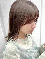 美髪/ホワイトグレージュ/大人かわいい/こなれミディ[銀座]