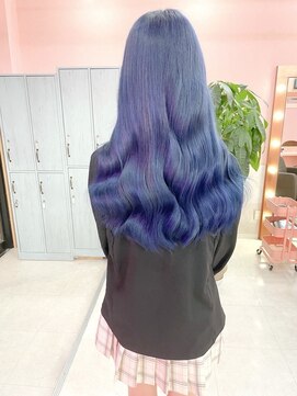 ワンズナゴヤ 名古屋栄店(ONE's NAGOYA) スペインカールスパイキーショートフェザーパーマブルーブラック