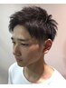 【流行のバーバースタイル★】男前カット+シャンプー ￥5000