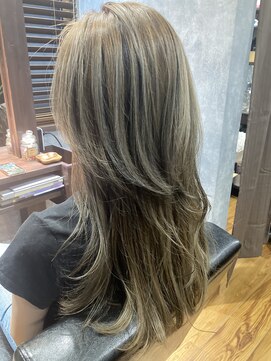 カチーナ(KACHINA) レイヤー×メッシュ×ゆる巻