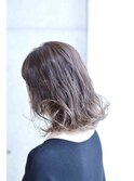  大人のインナーべージュ。白髪染め/ショート//髪質改善