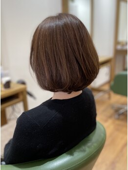 チェルビック(Cherubic)の写真/【北名古屋】髪と頭皮に優しいカラー剤を厳選◎ダメージレスだから、カラー後も潤いが続く♪