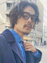 【ARTE表参道/青山】センターパート×メンズパーマ×黒髪