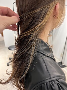 サルファ ヘアデザイン 名古屋 丸の内(S.ALPHA HAIR DESIGN) インナーハイライト