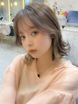 シーシンジュク 新宿南口(Sea shinjuku)&nbsp;ブリーチなしチョコレート色×前髪/顔周りレイヤー韓国ヘア[新宿