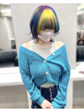 ディア(.eer) 【.eer/ディア】デザインカラー/個性派カラー/ボブウルフ